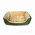 Dog Bed, Plump Suede, Super Soft and Warm, Available in Army Green, Two Ways to Use